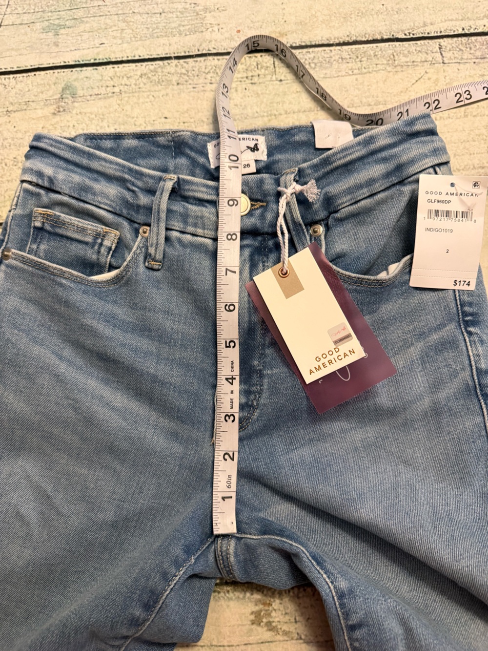 NWT Good American + Dolly Joleans Flare denim jeans. 2/26 - Picture 9 of 10